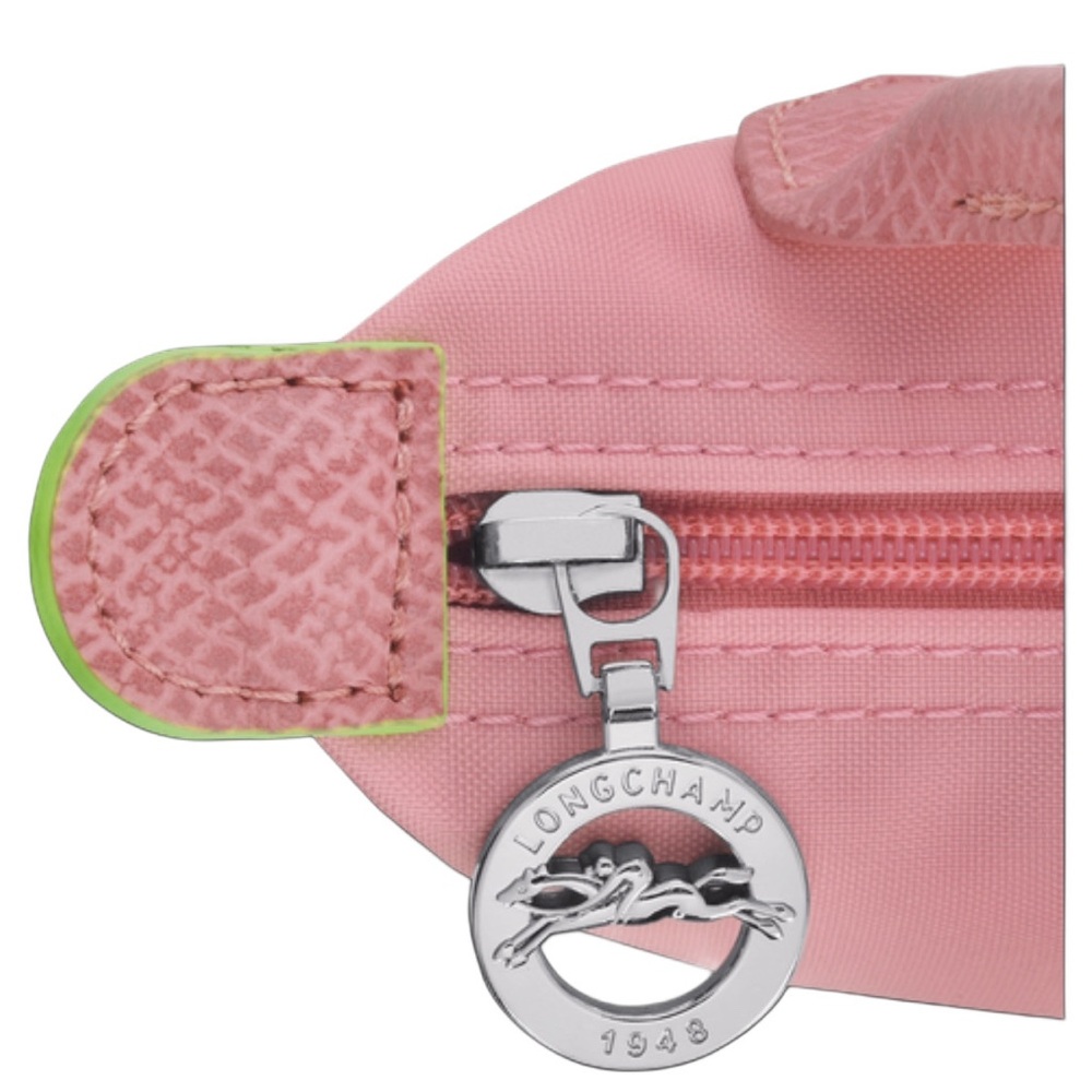 LONGCHAMP Mini Le Pliage Green Top-Handle Bag + Strap - Petal Pink - NWT! - Picture 4 of 11
